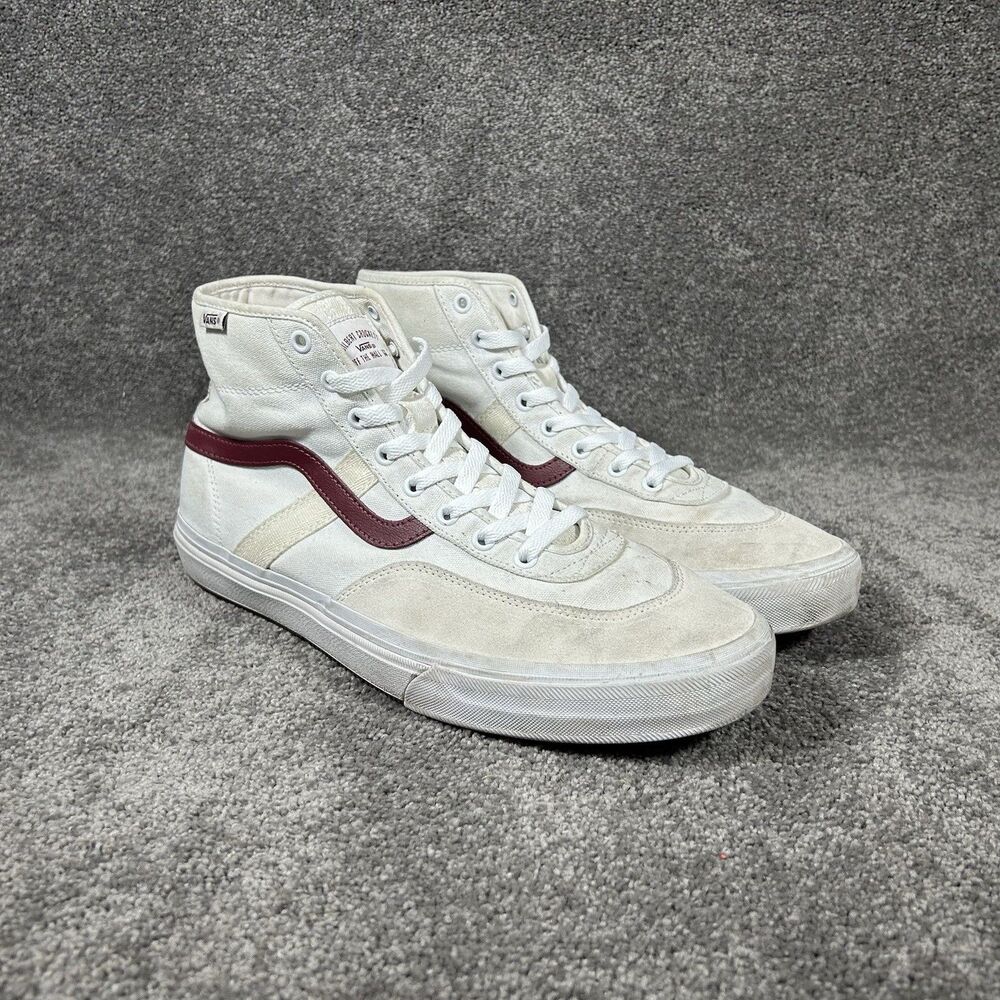 Vans Gilbert Crockett Off The Wall 66 Mens Size 13 White PopCush Athletic Shoes - Picture 2 of 13